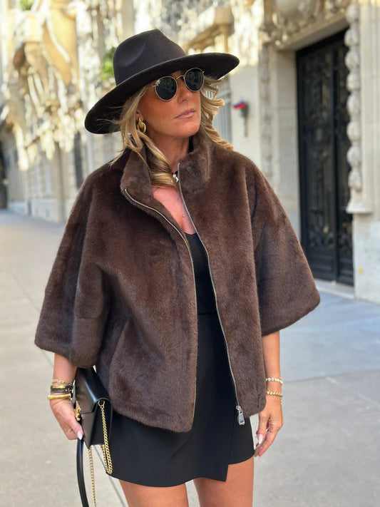 fourrure effet vison