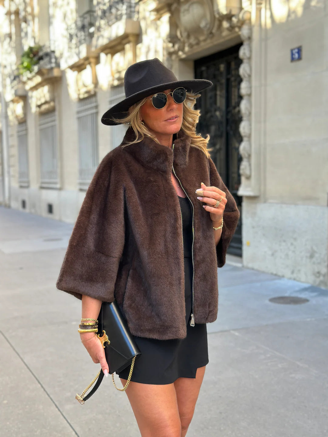 fourrure effet vison