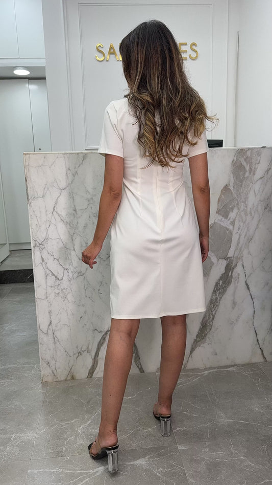 robe bi matière jean