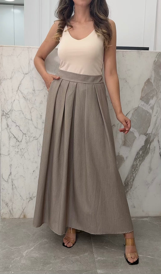 Jupe longue évasée