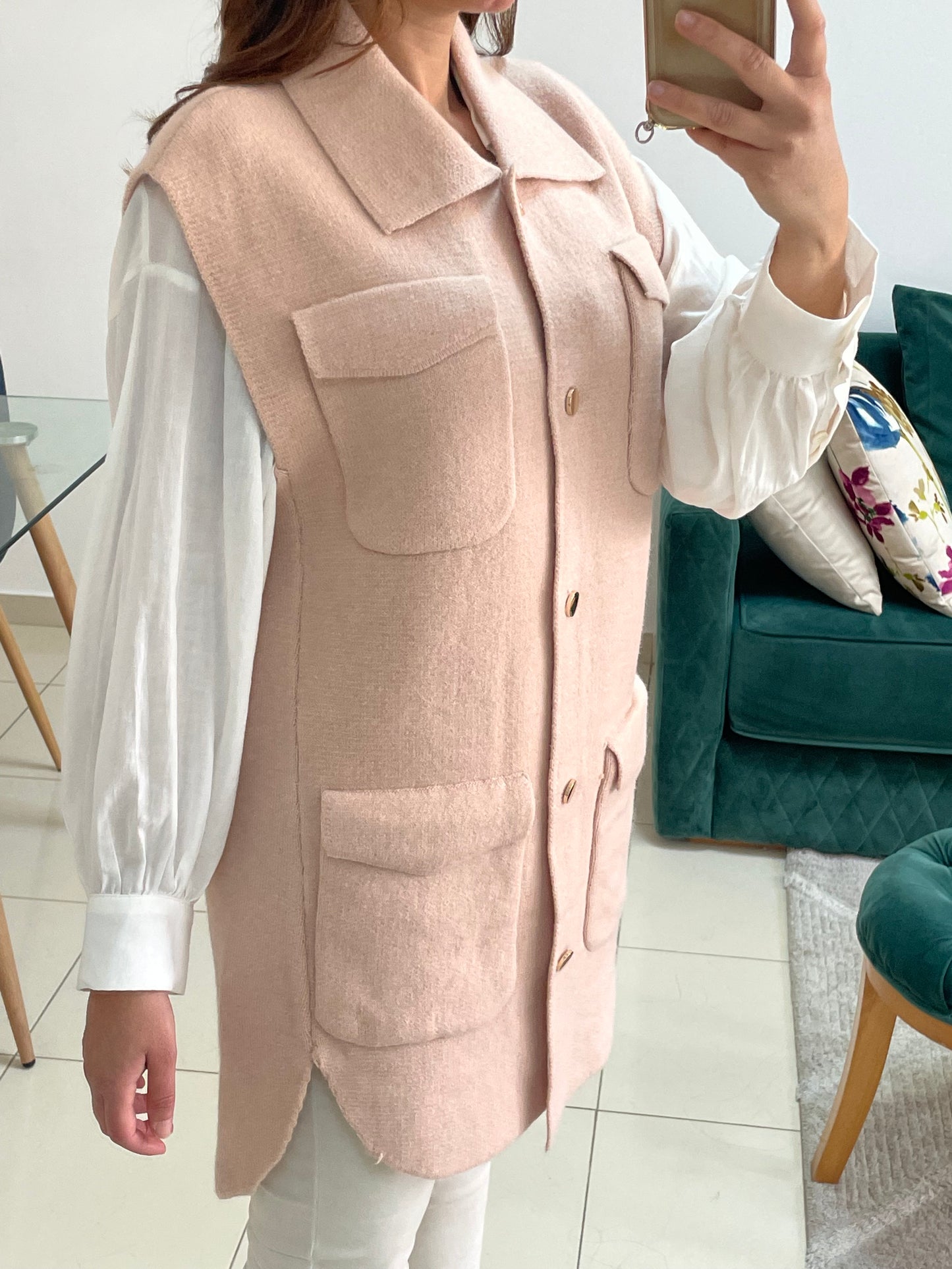 gilet cachemire