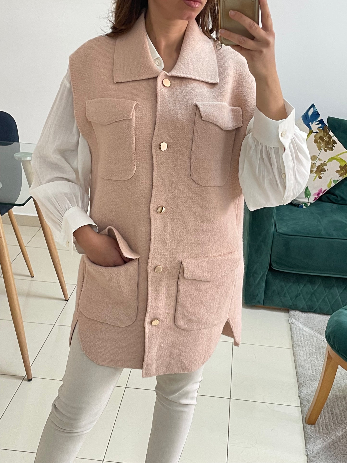 gilet cachemire