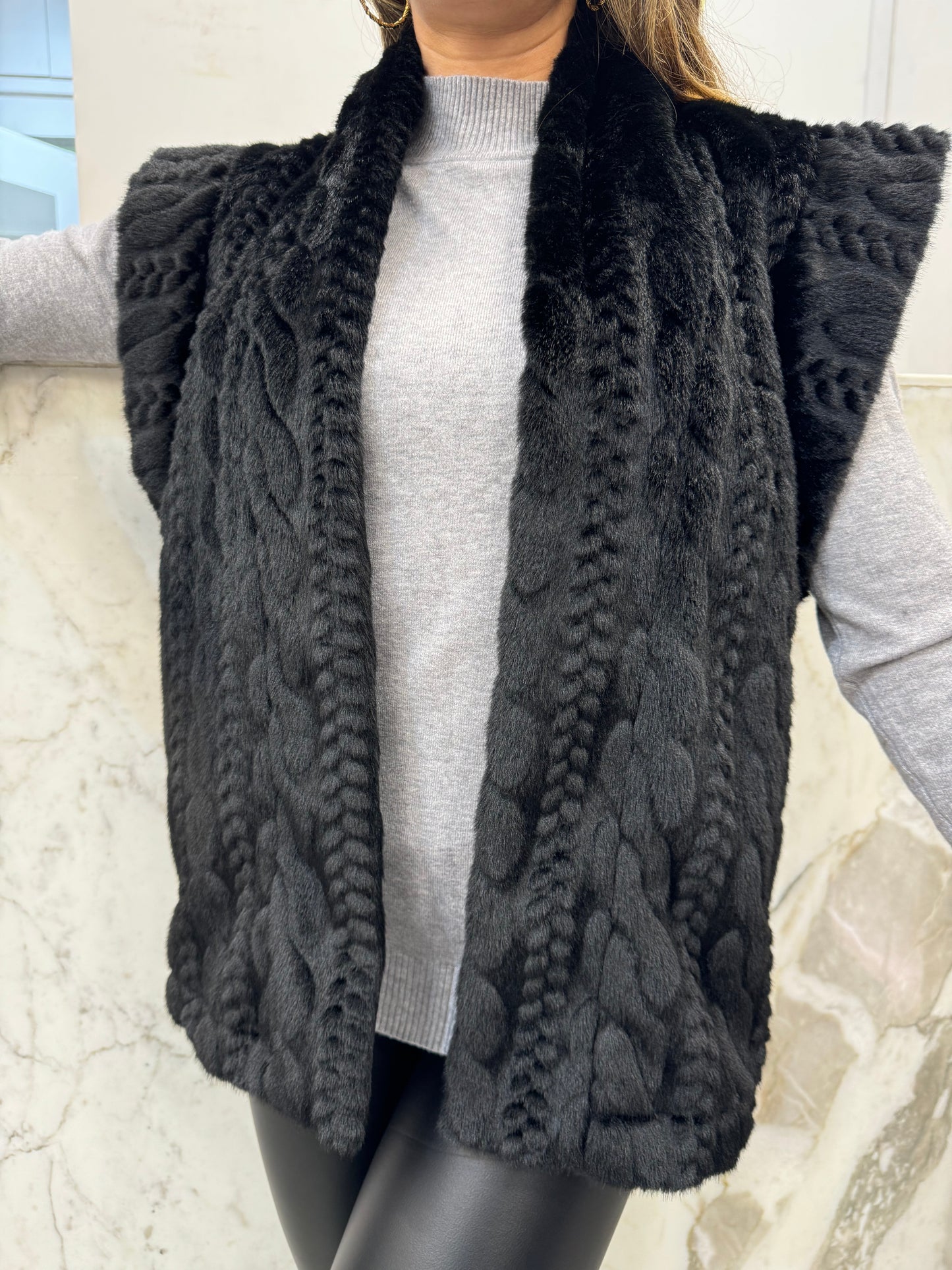 gilet fourrure