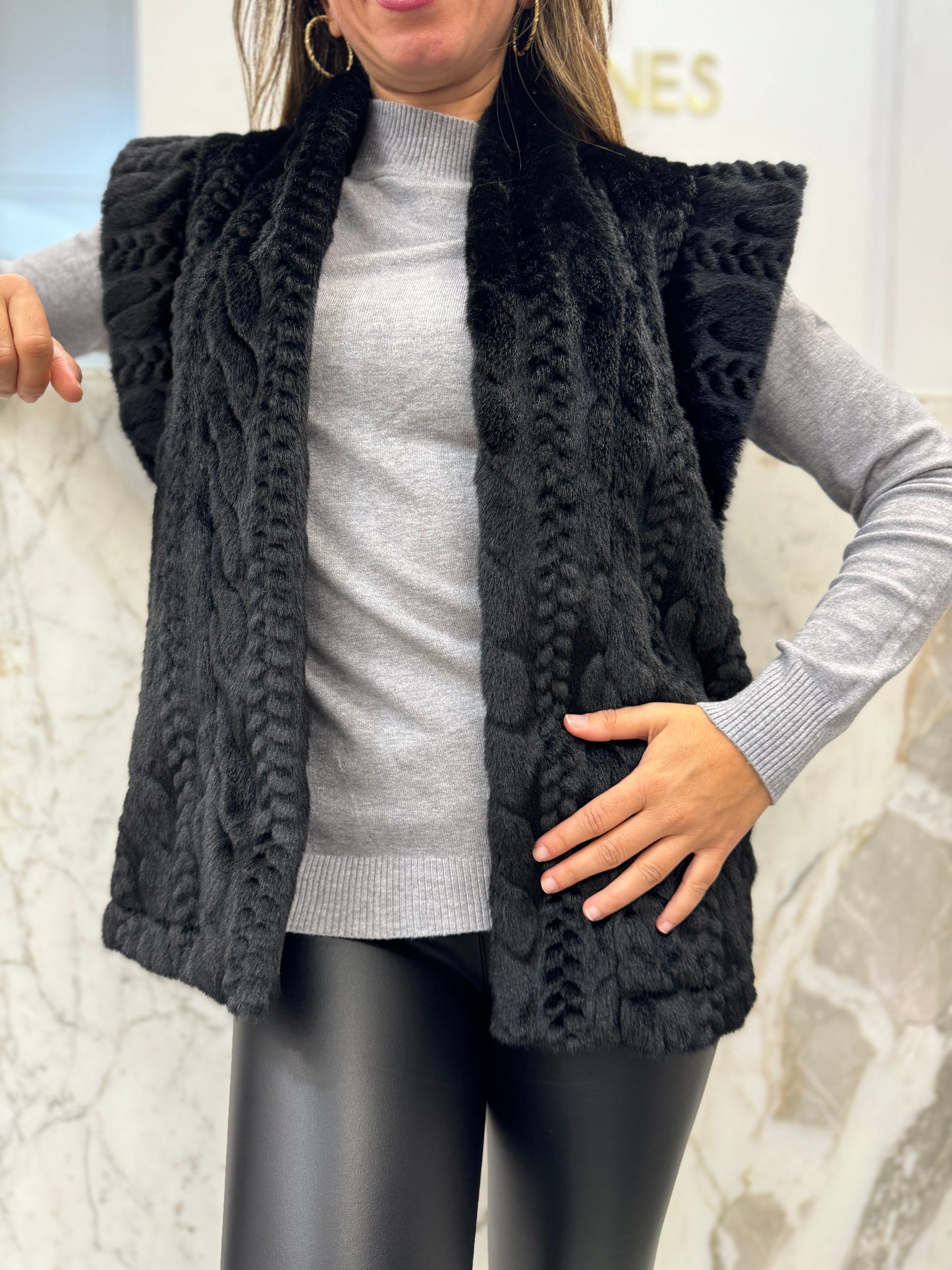 gilet fourrure