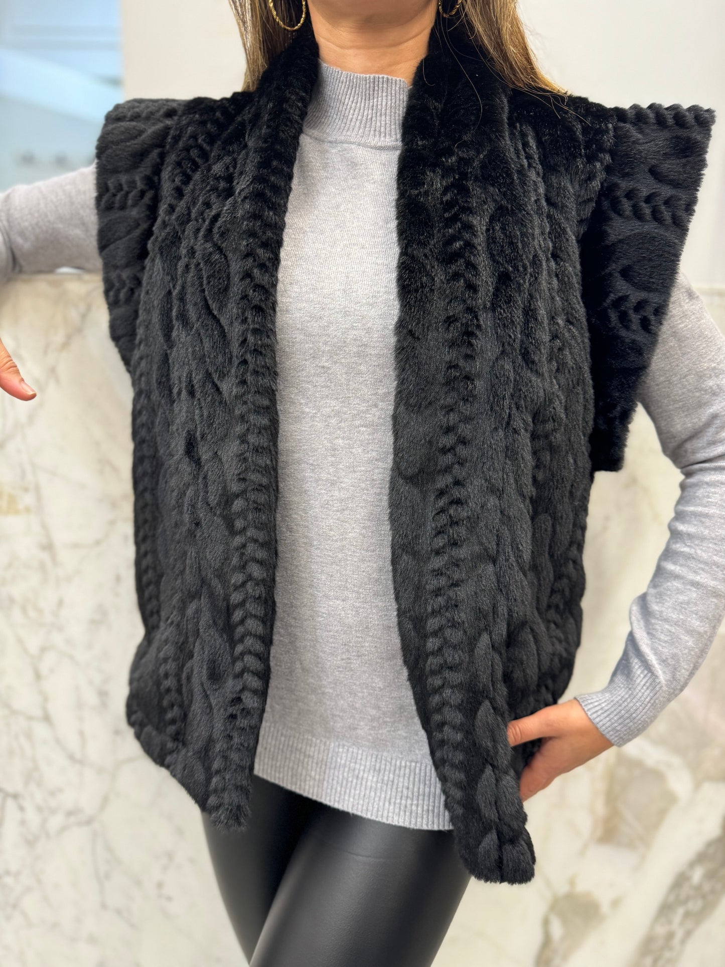 gilet fourrure