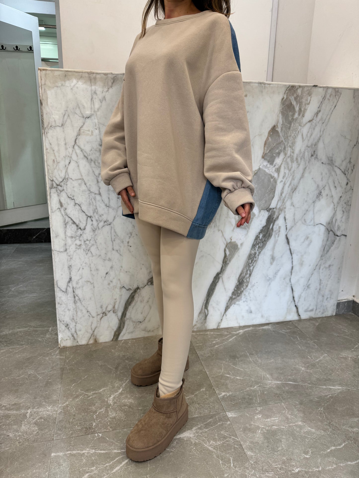 sweat jean dechiré dos