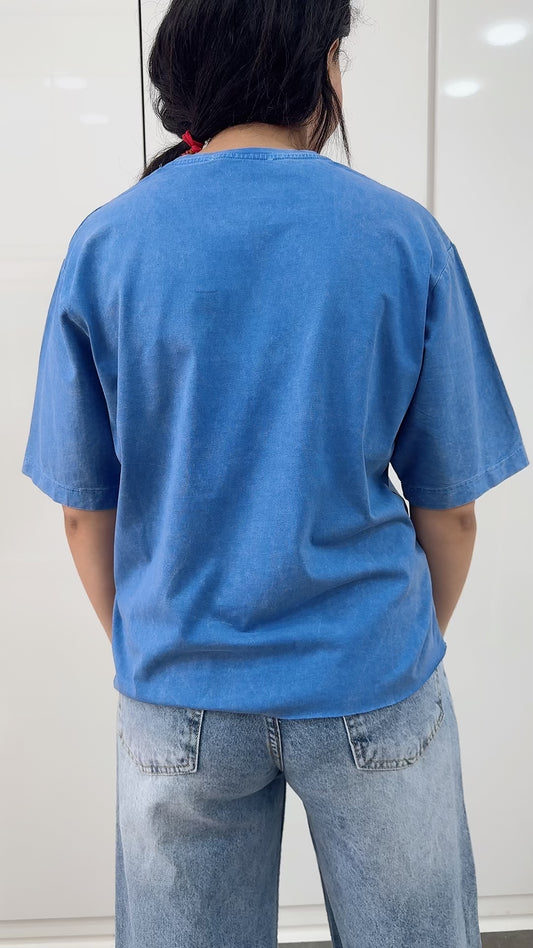 t-shirt cherries cerise