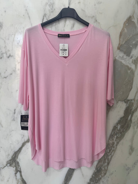 t-shirt oversize col v
