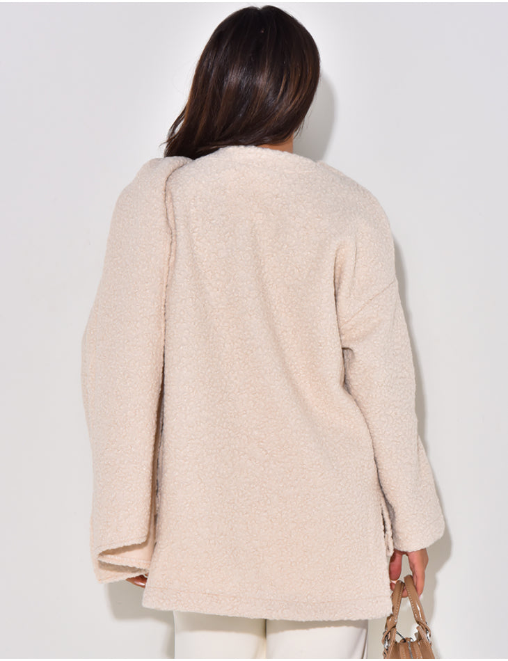 Cape veste moumoute courte