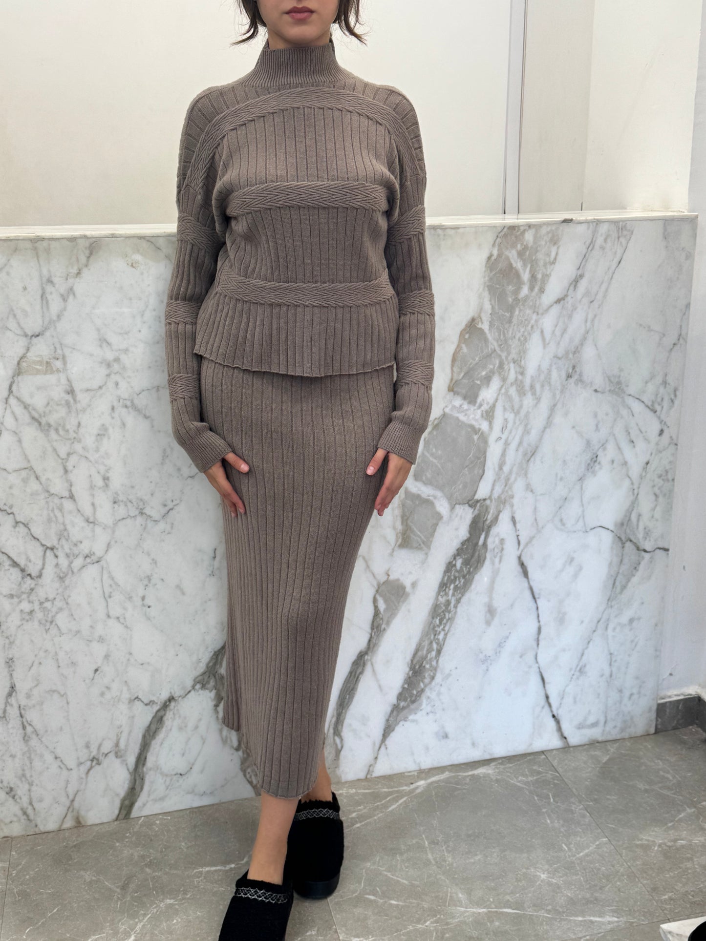ensemble jupe noir