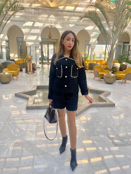 Ensemble classe short + veste