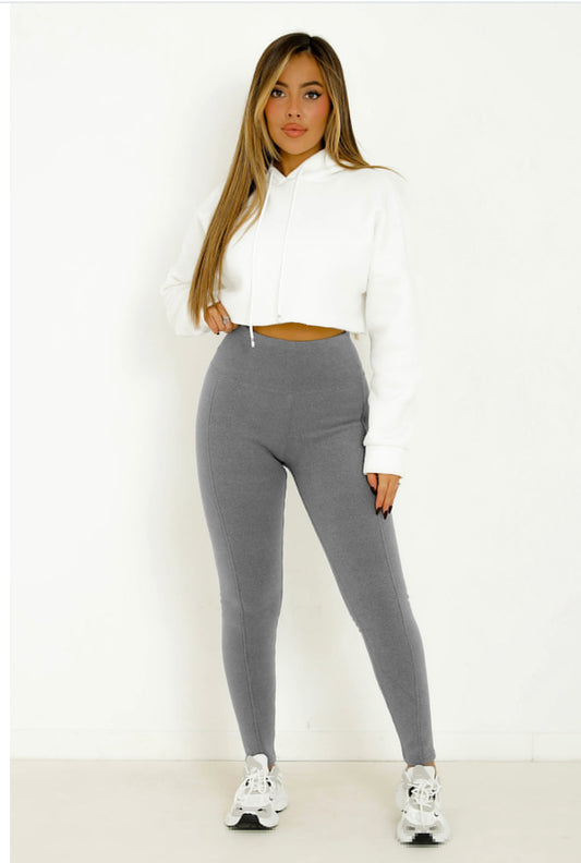 Legging Fourré gris
