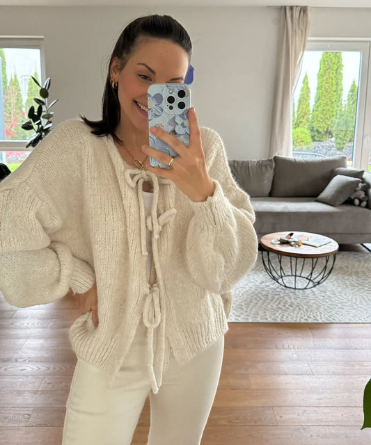 cardigan stylée marron