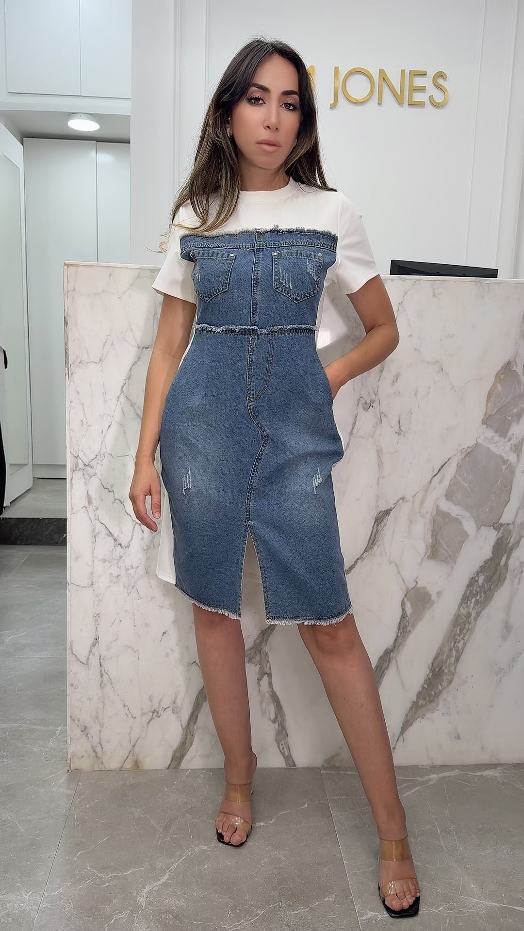 robe effet jean