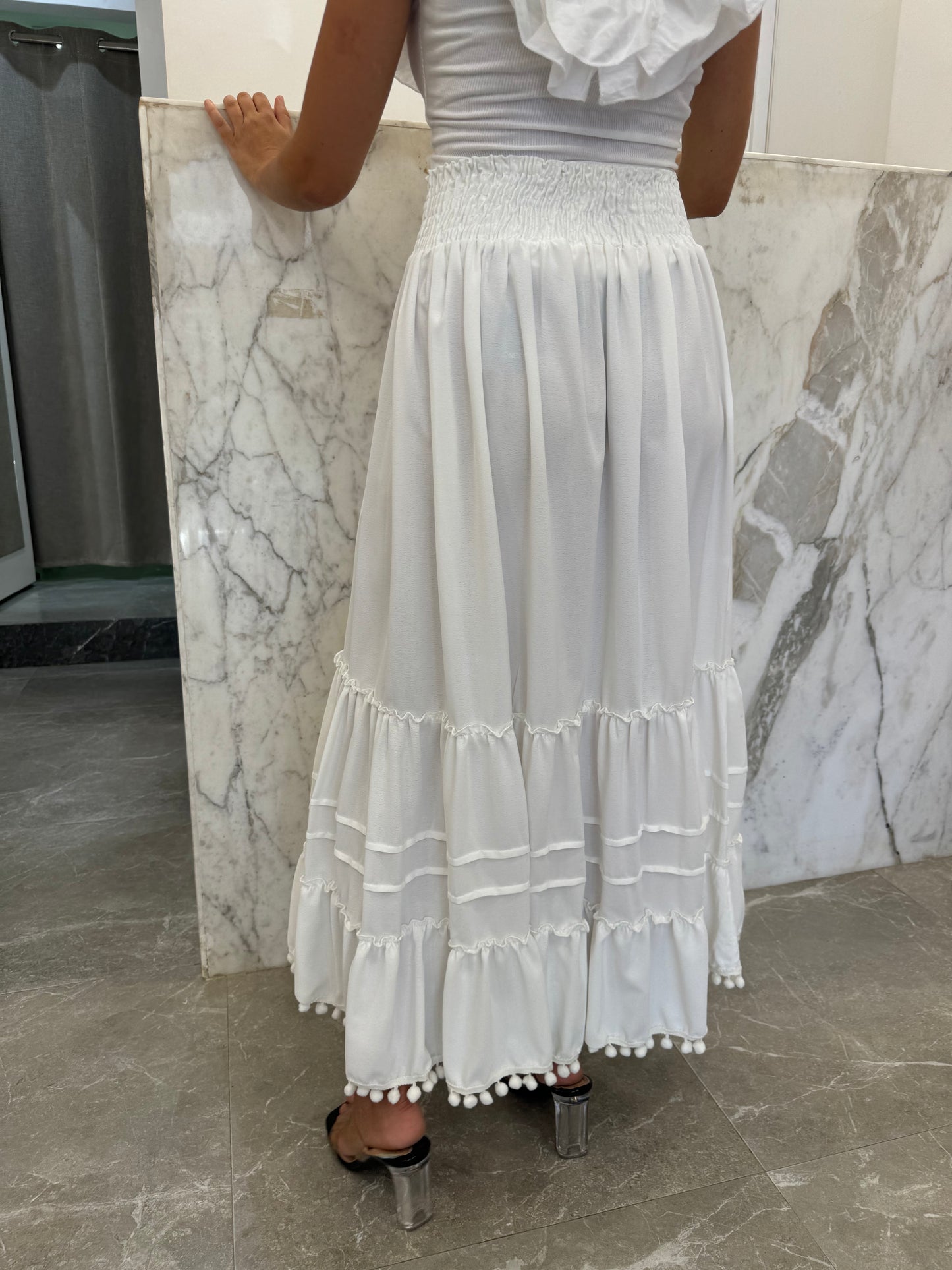 jupe blanc