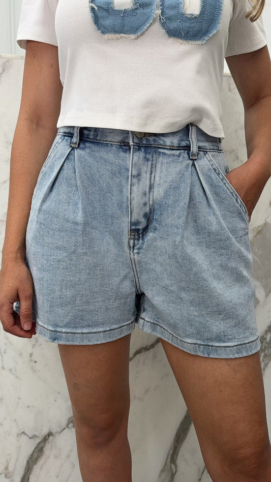short bleu