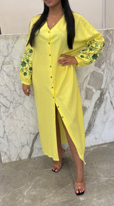 kimono robe bleu