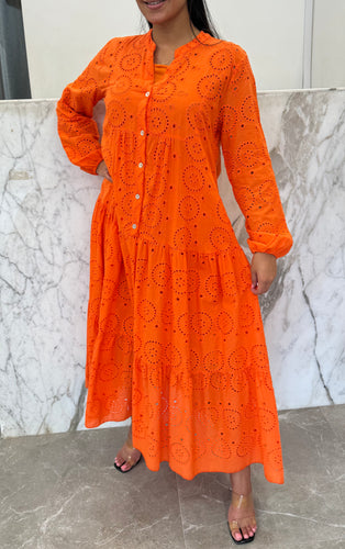 robe+sous robe orange