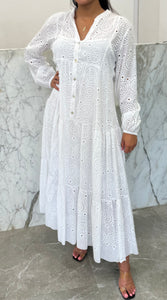 robe+sous robe blanc