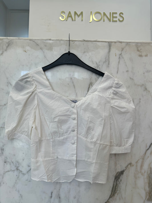top bouttons blanc