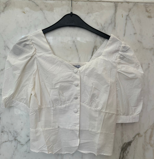 top bouttons blanc