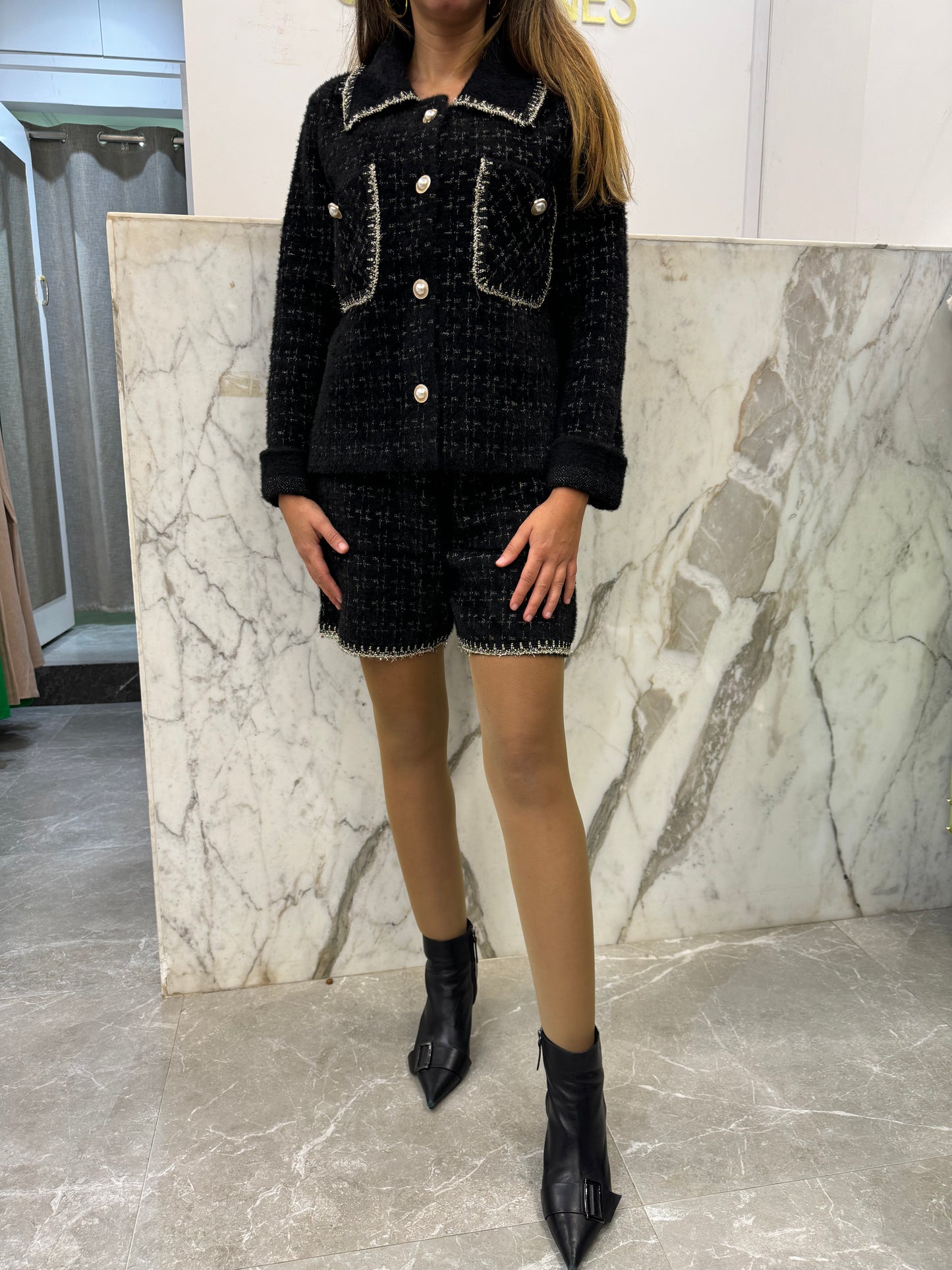 Ensemble classe short + veste