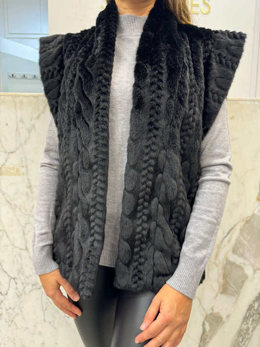 gilet fourrure