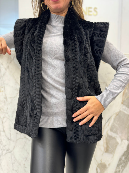 gilet fourrure