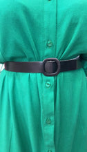 Charger l&#39;image dans la galerie, robe verte +sinture