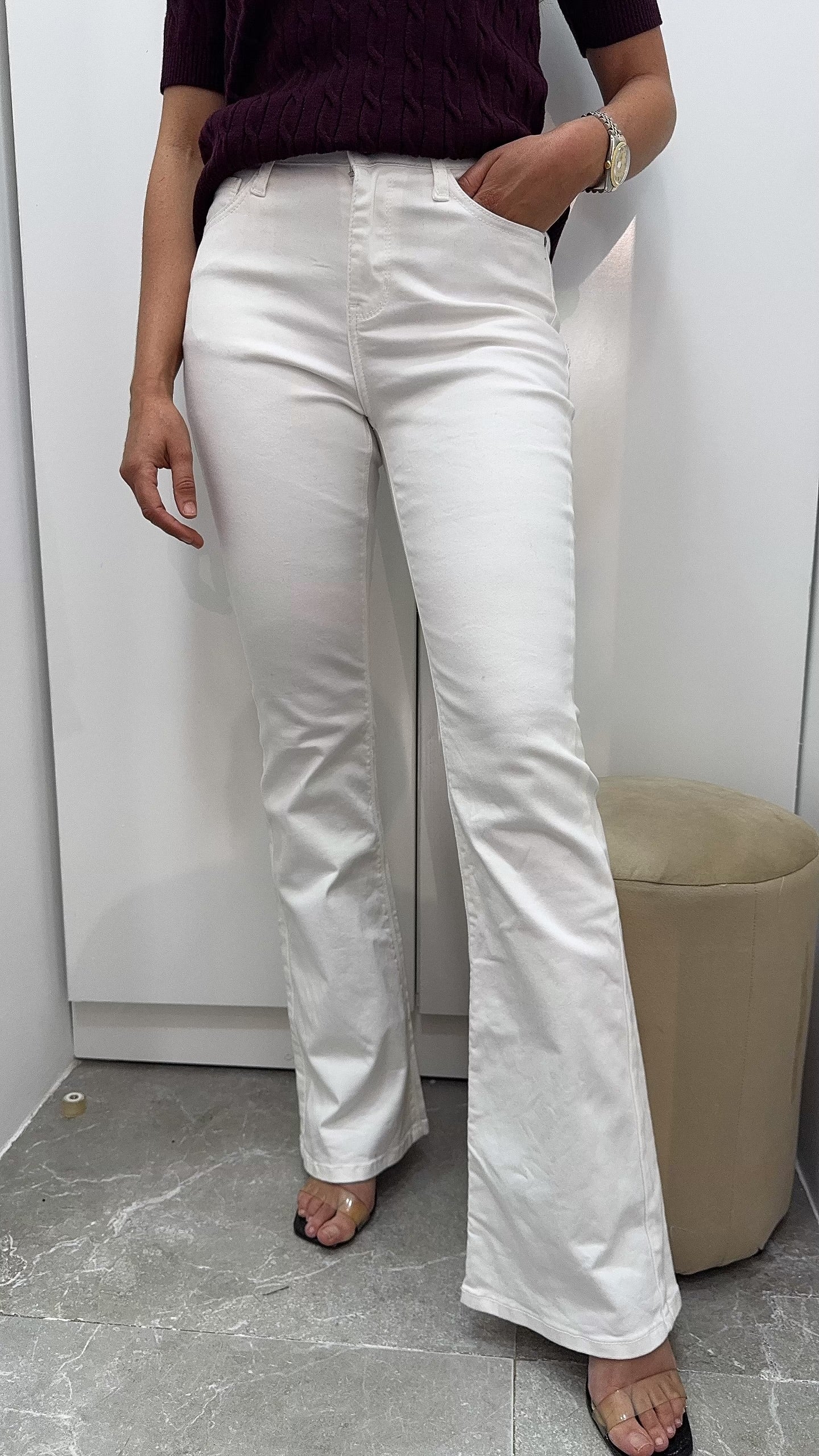 polo torsade bordeau