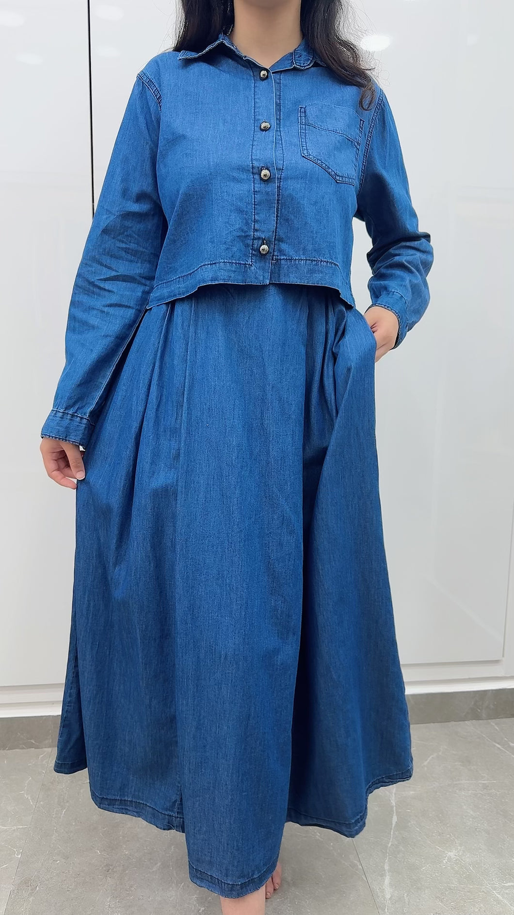 ensemble jupe jean