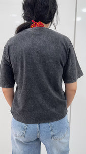 t-shirt cherries cerise