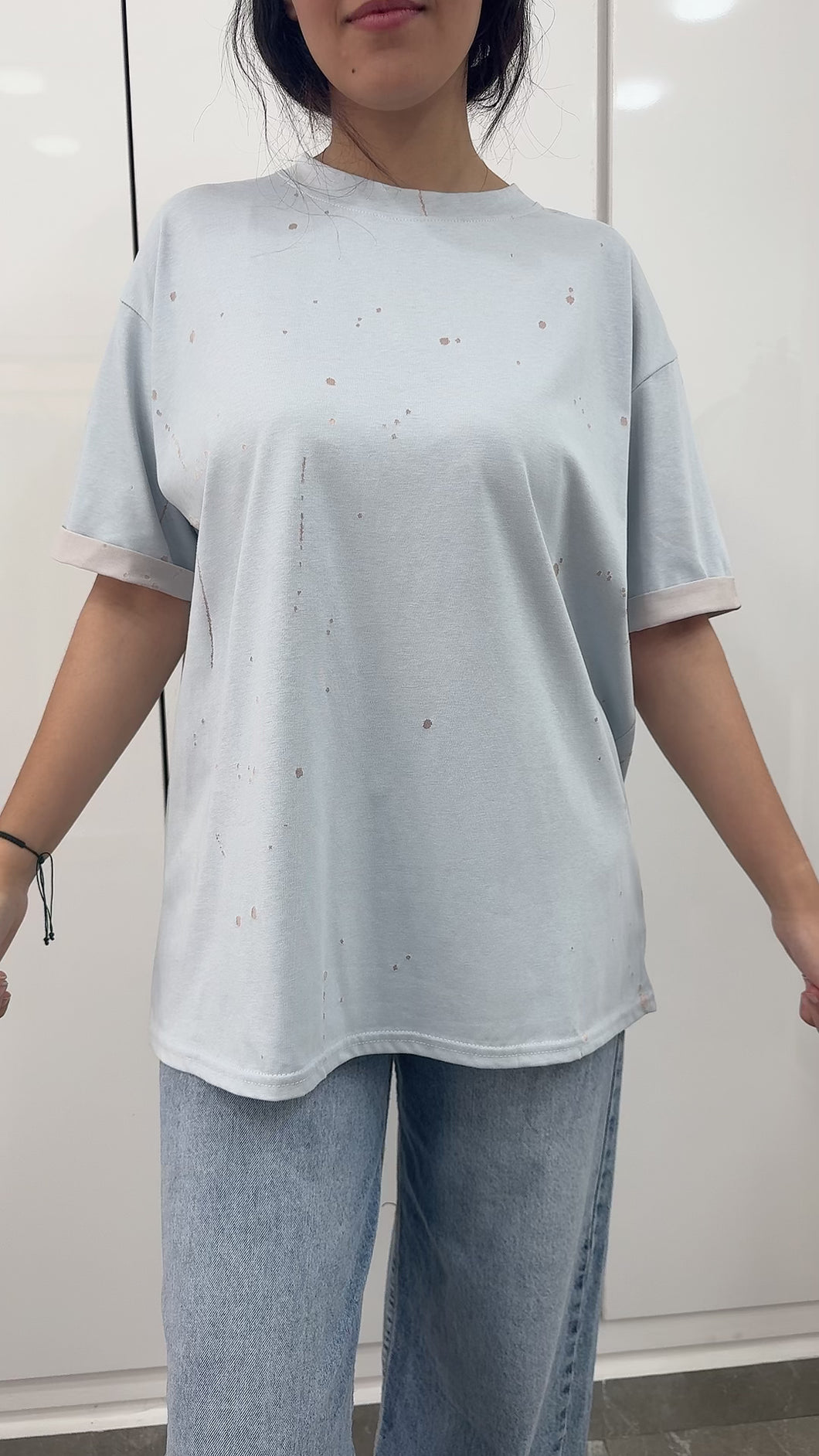 t-shirt éclaboussure peinture