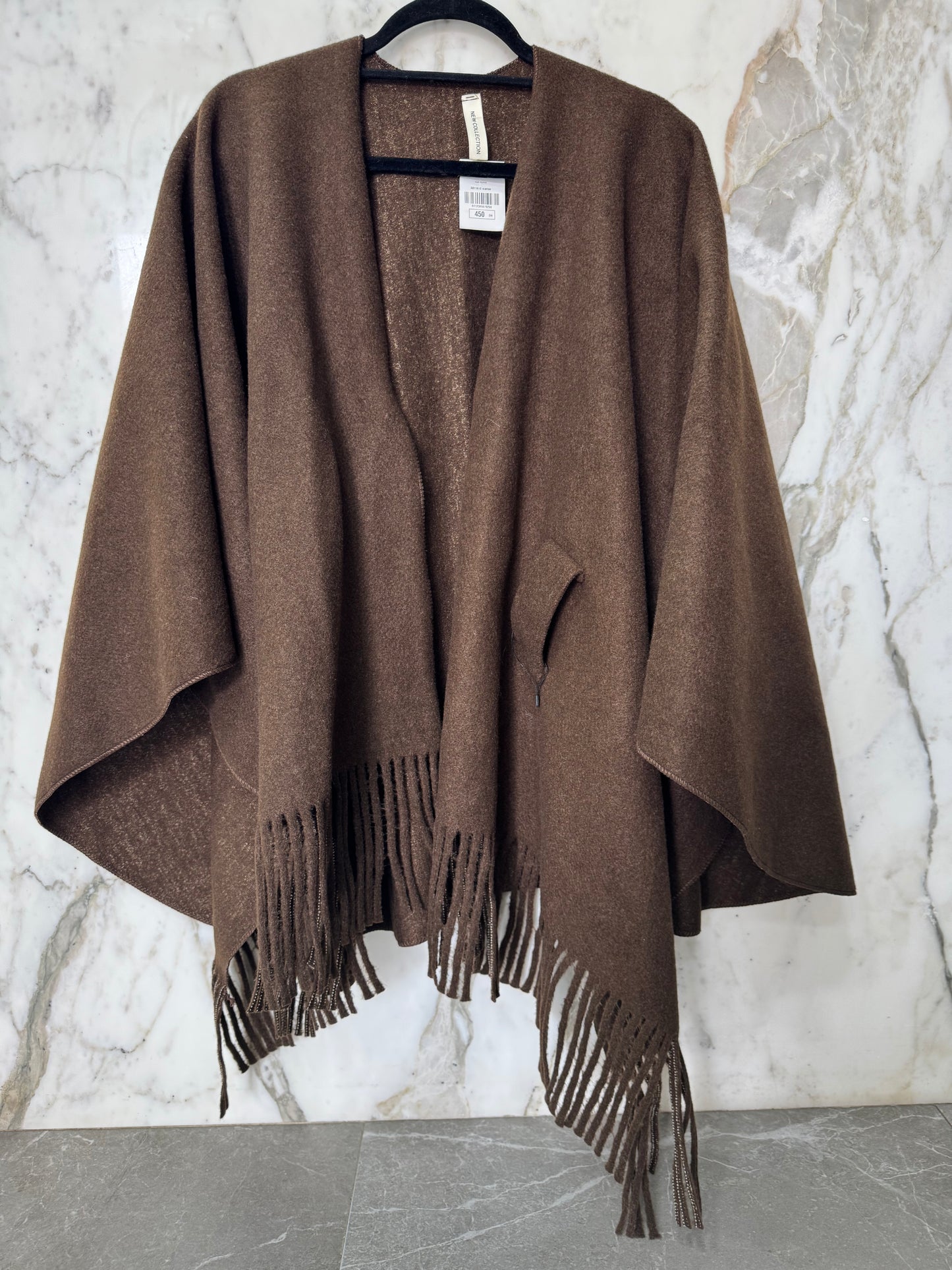 Cape épaisse froufrou