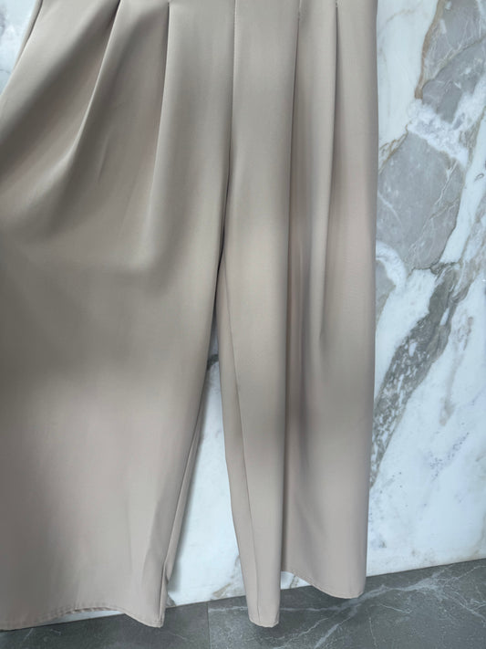 Pantalon large effet jupe