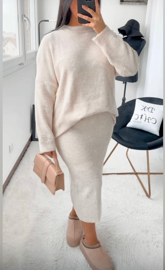 Ensemble jupe laine