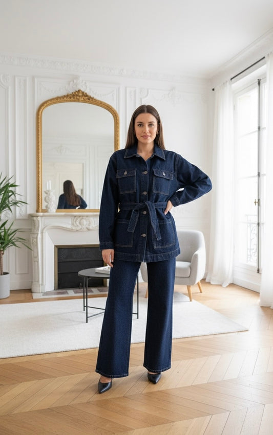 Ensemble jean +ceinture