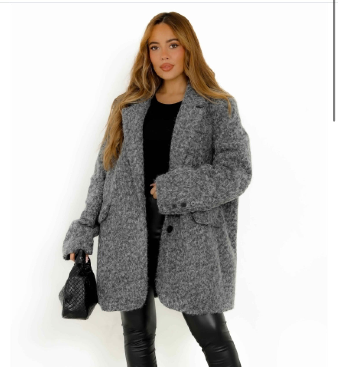 blazer oversize epais moumoute