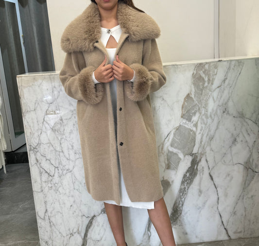 Manteau amel fourrure