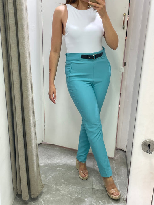 pantalon épais classic ceinture