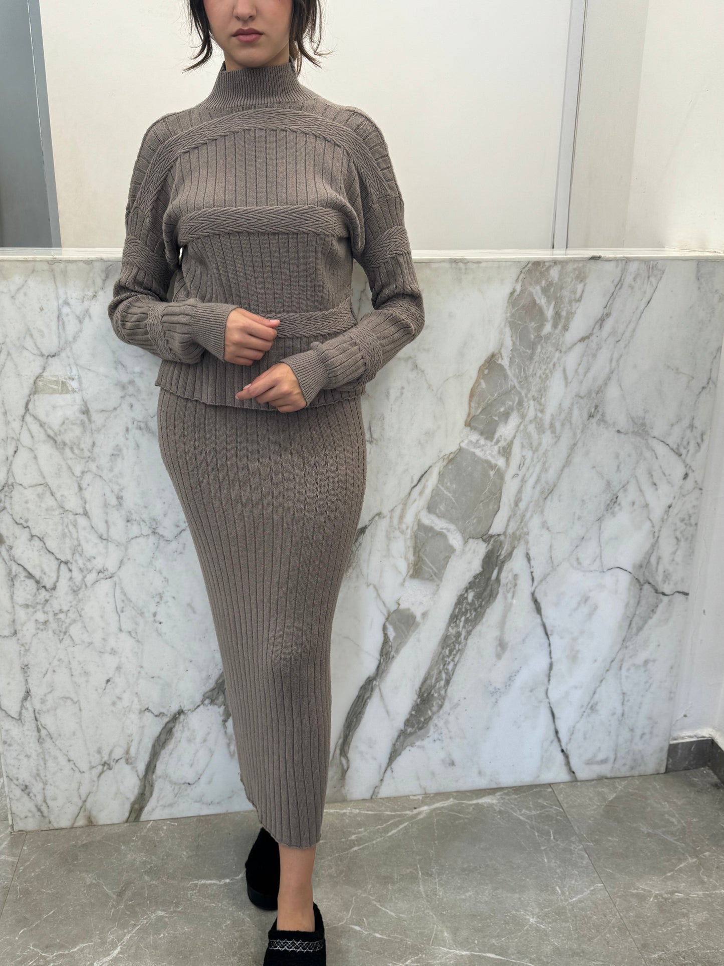 ensemble jupe noir