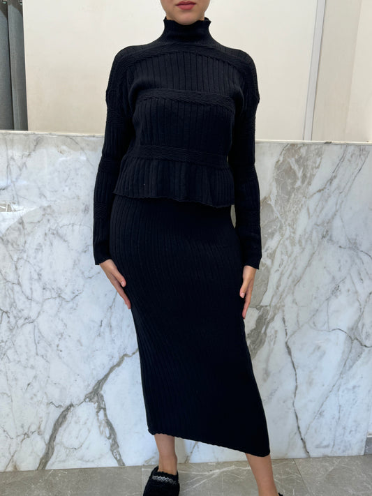 ensemble jupe noir