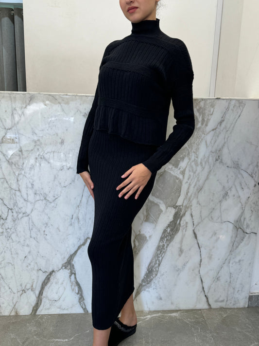 ensemble jupe noir