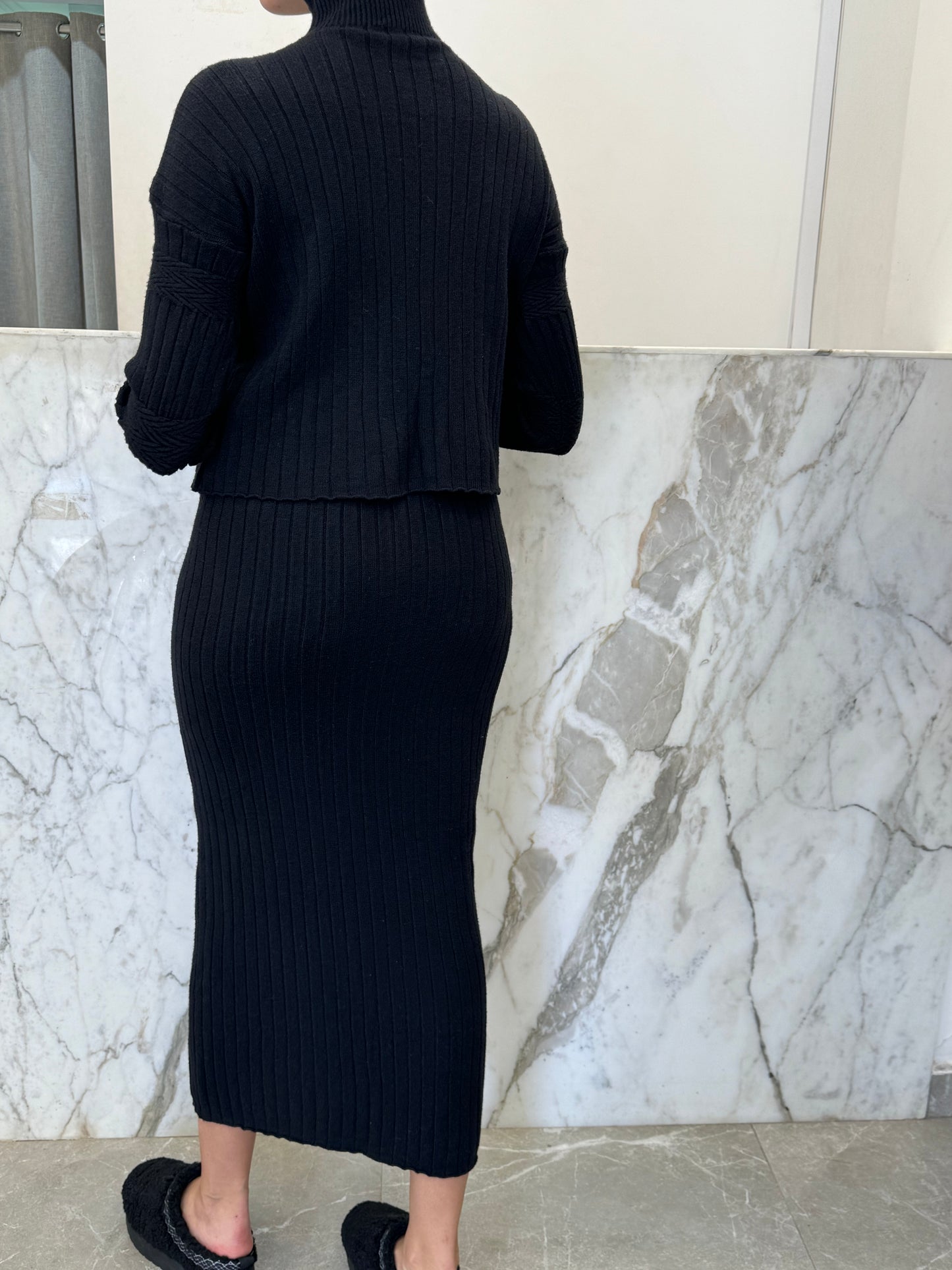 ensemble jupe noir
